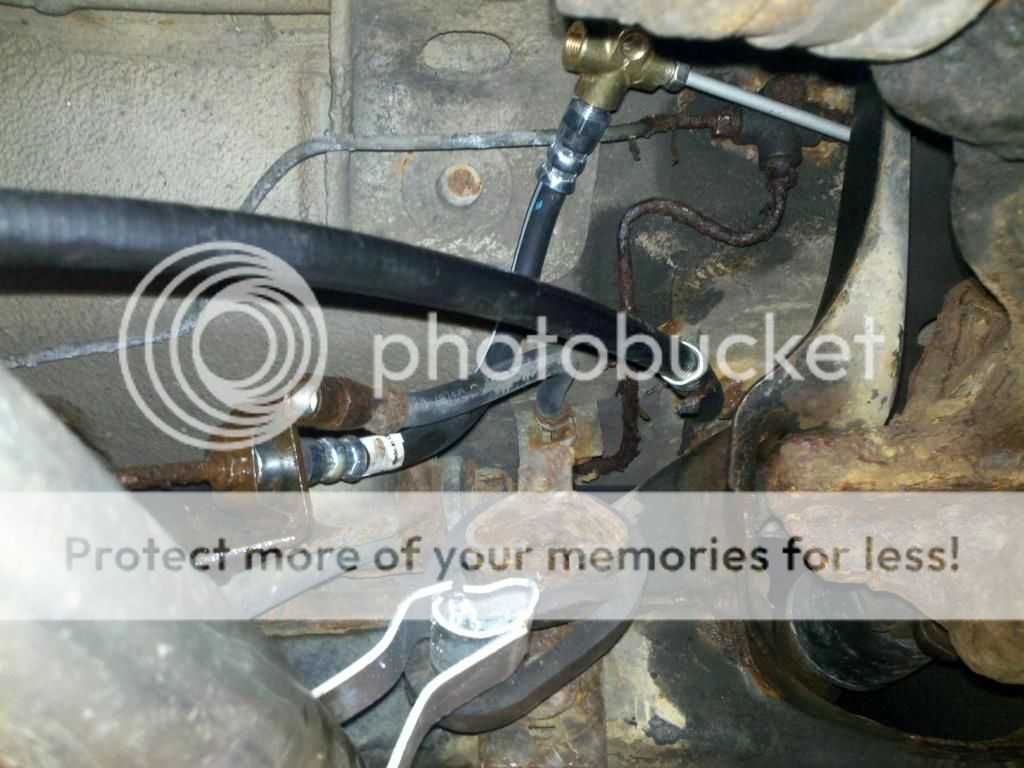 E30 Rear Brake lines and T junction replacement without removing